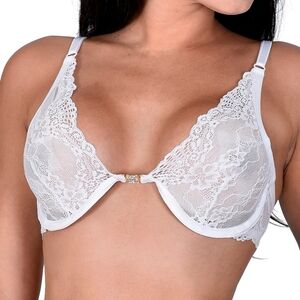 Stretch Lace Plunge Bra